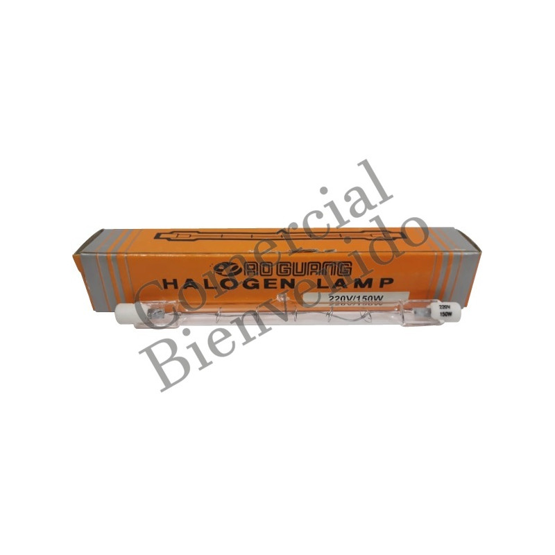 TUBO HALOGEN0S .150W/220V. 118MM.
