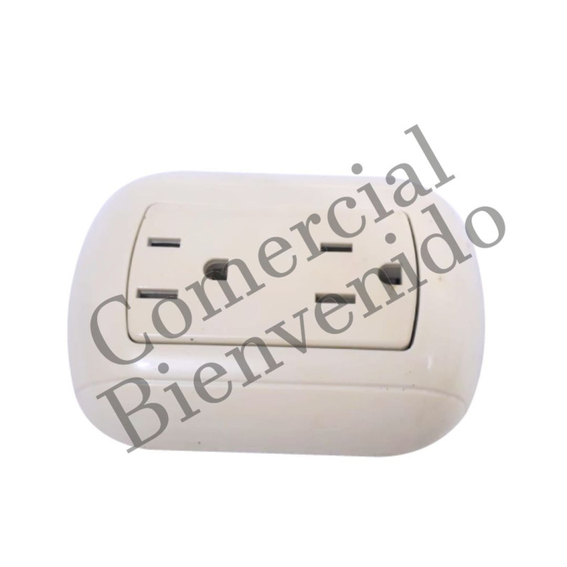 TOMACORRIENTE BAK 2/S. T/TICINO S/P OVAL POLAR 323-