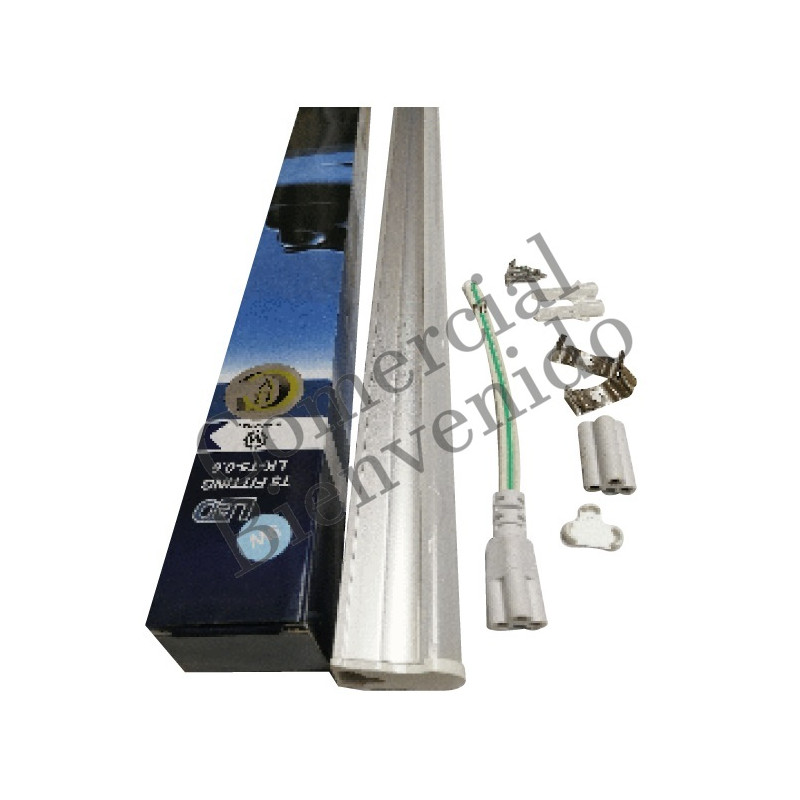 LED LAMPAR.BASE VERDE 18W T5 85/265V 1.20CM EURO MATT