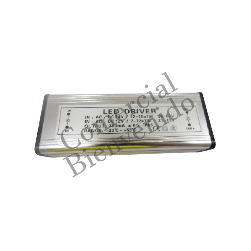 LED TRANSFORM.  18W 12-24V REPUESTO  7- IP66 P/SUMERIB