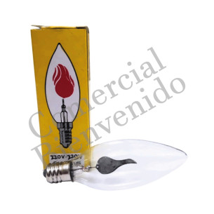 FOCO VELA LLAMA E14 C32 3W 220V NORMAL