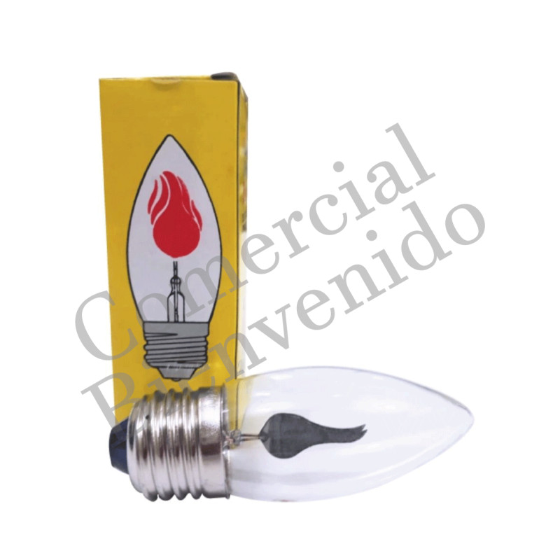 FOCO VELA LLAMA E27 C32 3W 220V NORMAL