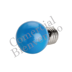 FOCO BOLA NORMAL E-27 T-508 (15W) AZUL