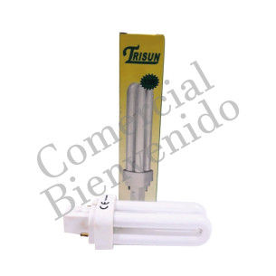 FOCO.AHORRADOR DULUX (PLC)13W 2U G24D-1 MARCA TRISUN