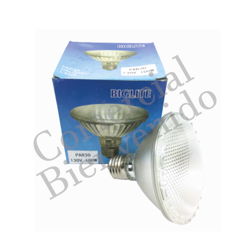 FOCO REFLECTOR HALOG. 100W CLARO PAR 30