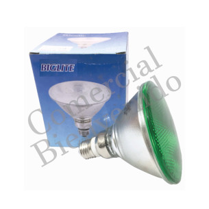 FOCO REFLECTOR 150W VERDE E27 110V PAR 38 HALOGENO