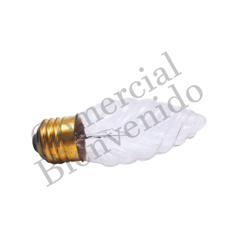 FOCO VELA TALLADO C35 E-27 20W 110V CLARO