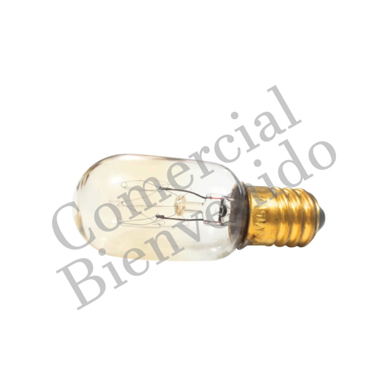 FOCO MAQUINA COSER E14 220V-(15W) CLARO ENROSCAB T22