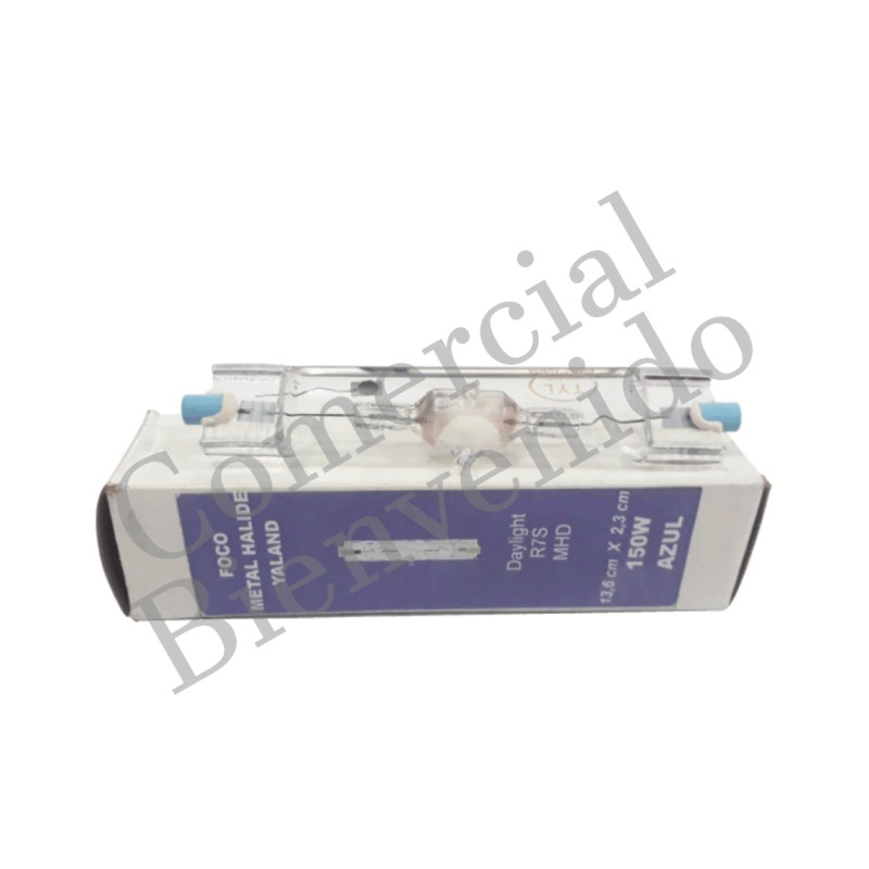 FOCO METAL HALIDE. 150W RX7S AZUL T/HALOGE (YALAND