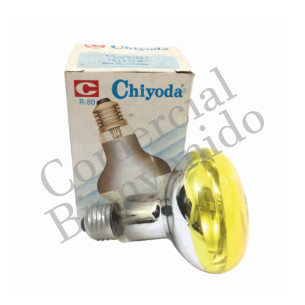 FOCO REFLECTOR E-27 60W-220V.AMARILLO CHIYODA(REMATE