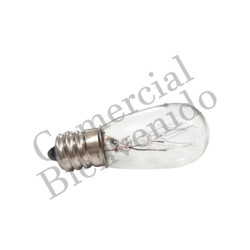 FOCO LUZ PILOTO ESPECIAL CLARO E12 110V-220V 15W S6