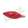 FOCO VELA E14 C32 ROJO PINTADO 20W 220V 925 TW