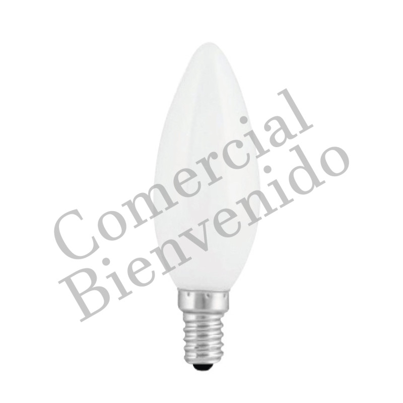 FOCO VELA E14 C35 ESMERILADO 20W 110V - 220V CHIYODA