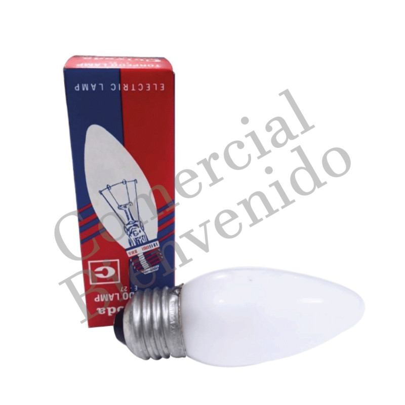 FOCO VELA E27 C35 ESMERILADO 20W 220V CHIYODA