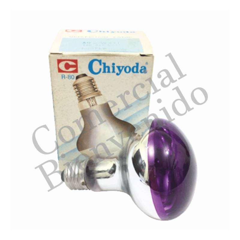 FOCO REFLECTOR E-27 60W-220V.PURPURA CHIYODA(REMATE