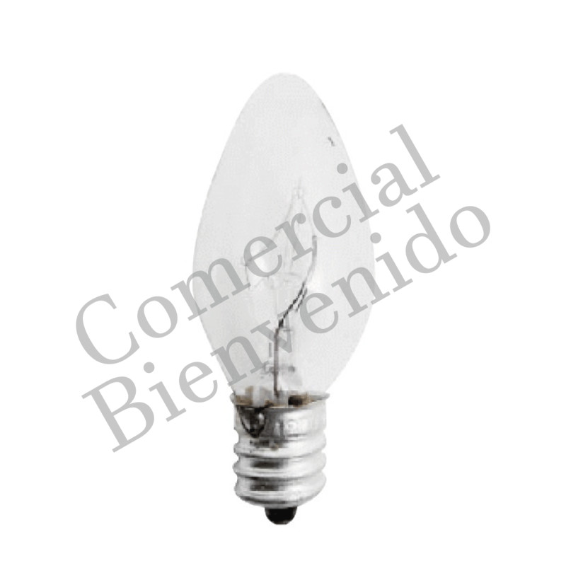 FOCO CANDELABRO E12 C7 10W 220V CLARO INTERMITENTE