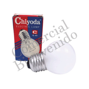 FOCO BOLA NORMAL E27 G45 15W 220V ESMER.CHIYODA