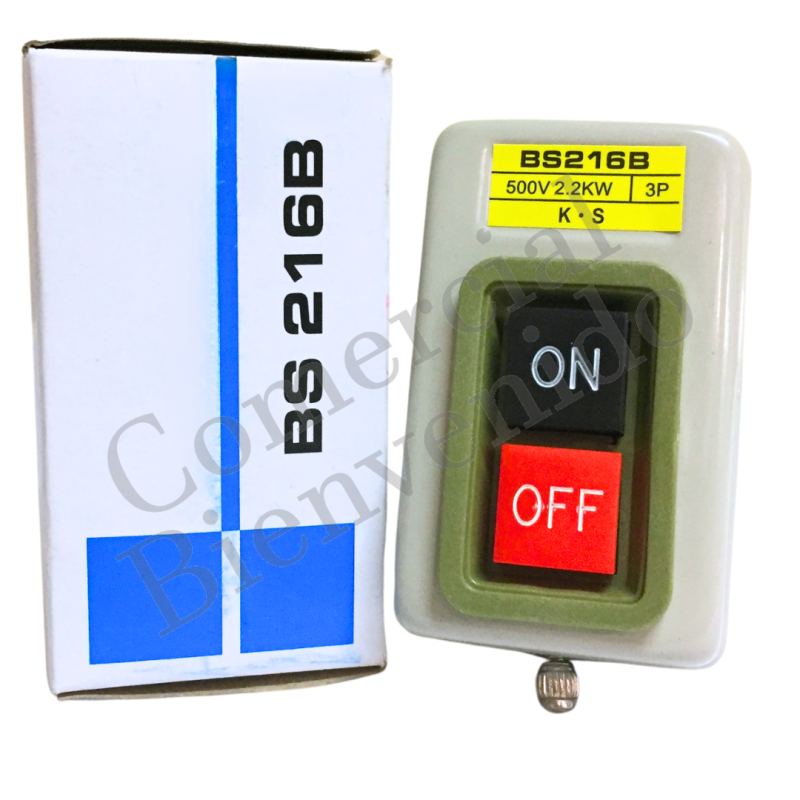 BOTONERA TRIFASICA METALICA 15AMP PWN-15A BS-216B