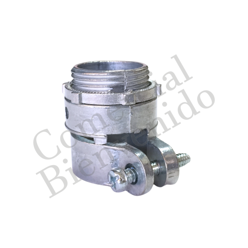 CONECTOR EMT RECTO BX   3/4" REFORZADO
