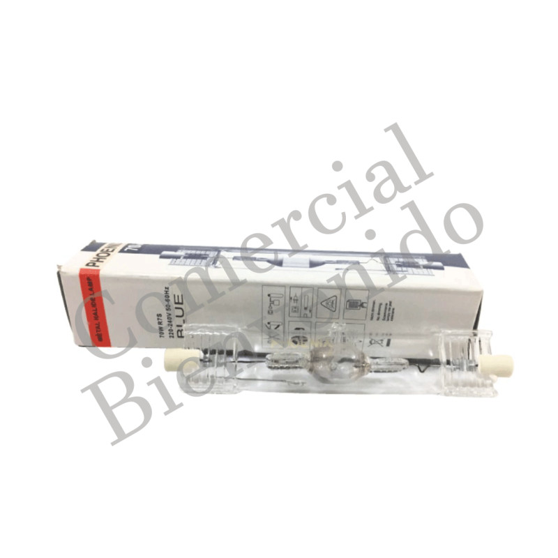 FOCO M H 70W AZUL HQI  T/HALOGENO RX7S PHOENIX