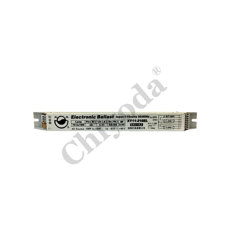 TRANSFORMADOR ELECTRON.2X18 (36W) XY11-218EL EEI-A2