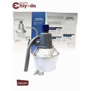 LAMPARA TIPO MERCURIO MULTIUSO E27 C/BRAZO-FOTOCELUL