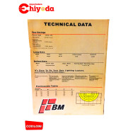 LUM.  MERCURIO.175W-220V C/BRAZO CHIYODA LUZ BLANCA
