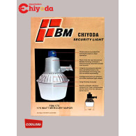 LUM.  MERCURIO.175W-220V C/BRAZO CHIYODA LUZ BLANCA