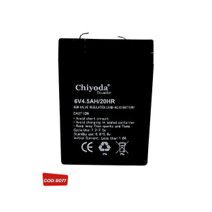 BATERIA P/LAMP.EMERGEN. 6V-4,5A. CHIYODA GREAT ST6-4