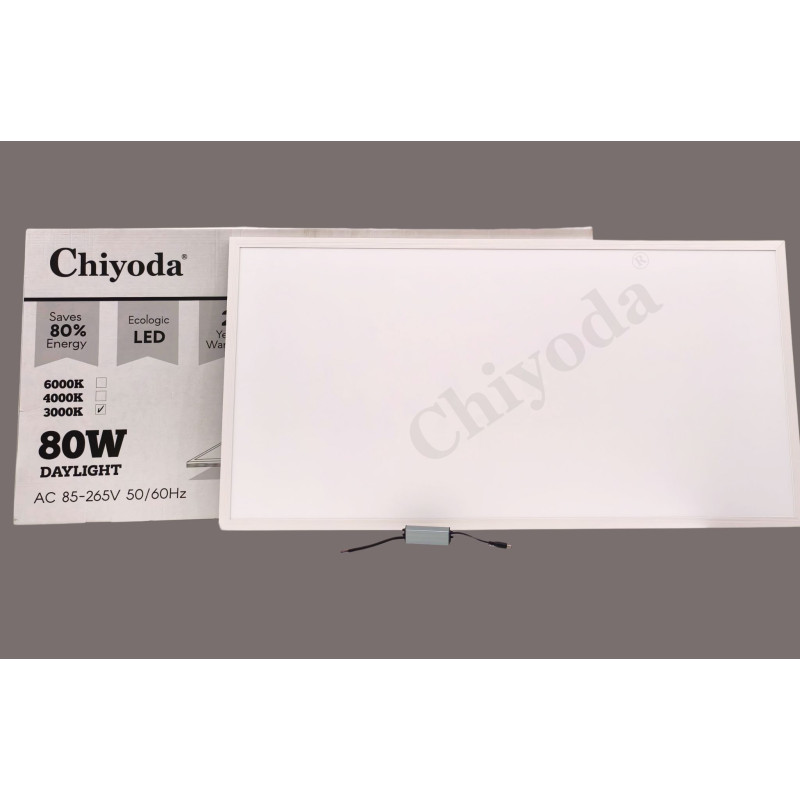 LED PANEL 80W CALID 60X120 EMPOT. RECTAN CHIYODA FINA