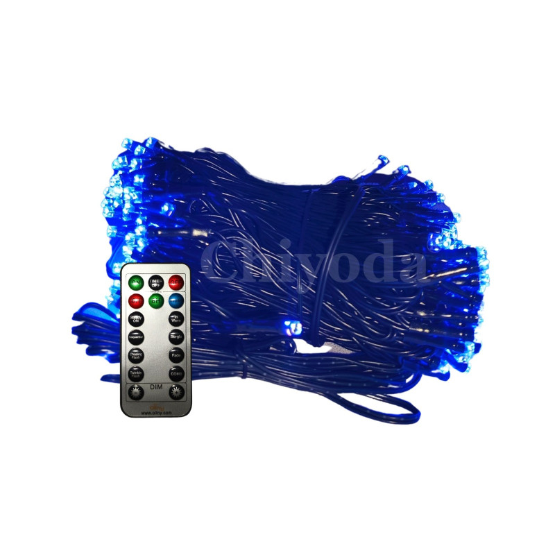 LED FOQUITOS  BLANC+AZUL OLLNY STRING LIGHTS C/C 20M