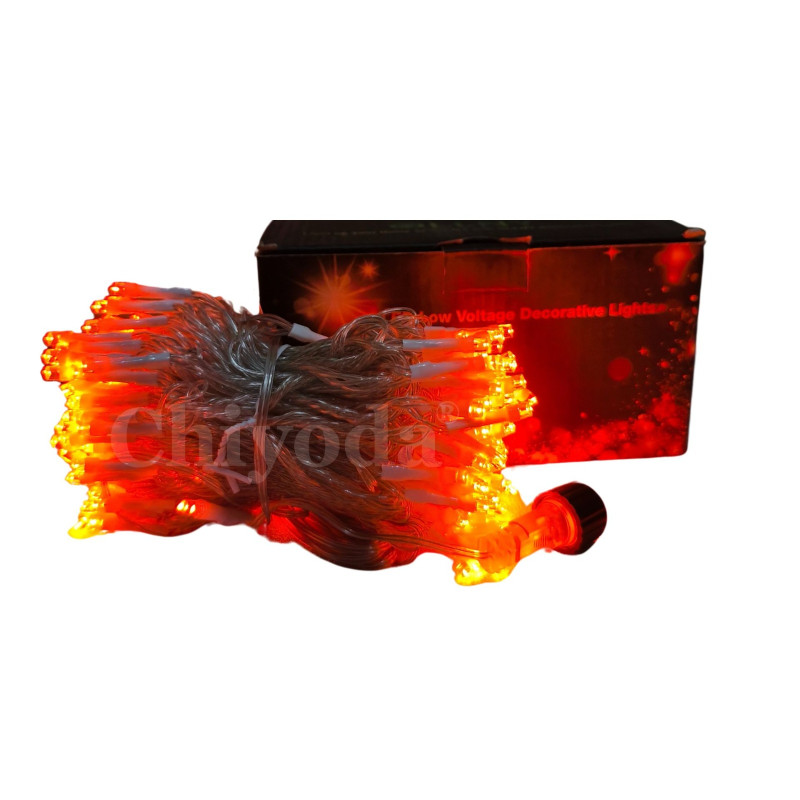 LED FOQUITOS  NARANJADO OLLNY STRING LIGHTS C/CL 18M