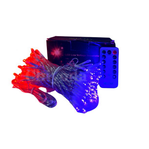 LED FOQUITOS  NARANJADO+PURPUR STRING LIGHTS C/C 18M