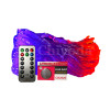 LED FOQUITOS  NARANJADO+PURPUR STRING LIGHTS C/C 18M