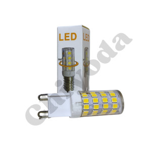 LED FOCO G9 5W CALIDO T/HALOGENO   85-265V  3000K 51LED