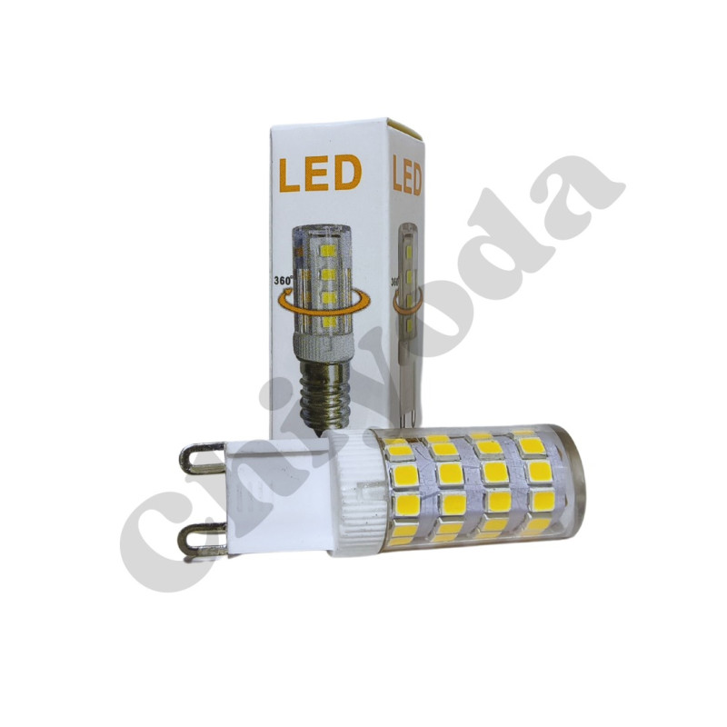 LED FOCO G9 5W CALIDO T/HALOGENO   85-265V  3000K 51LED