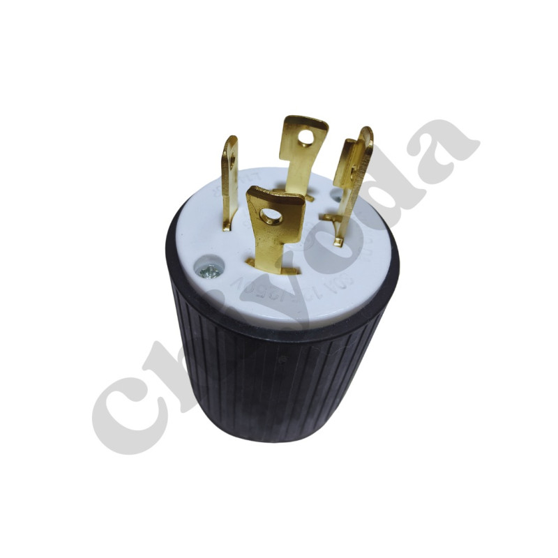 ENCHUFE INDUSTR/ TORSIÓN 4TPS 30A 125/250V XD-017 CHIYODA