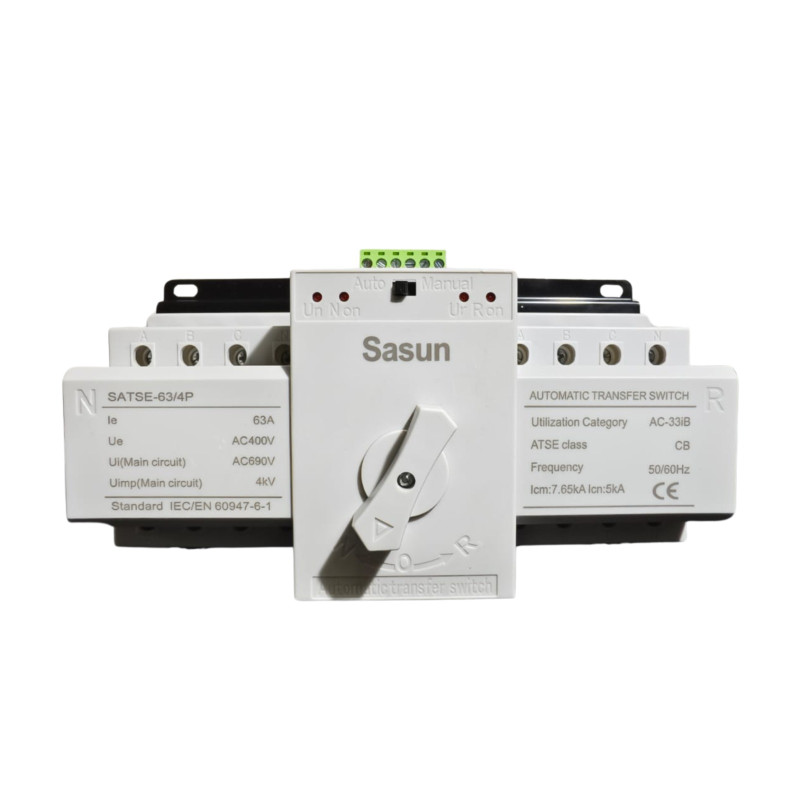 BREAKER TRANSF. AUTO.  4X63A 220/400V SASUM AC 33IB ATS