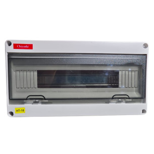 CAJA RIEL DIN 18P P/BREAKER PLASTICA CHIYODA