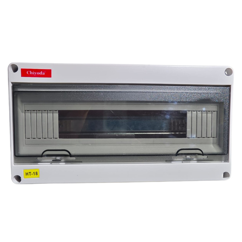 CAJA RIEL DIN 18P P/BREAKER PLASTICA CHIYODA