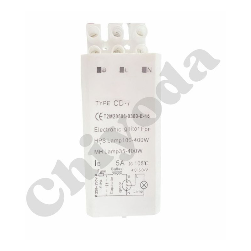 INYECTOR 3P 100W-400W 220/240V.P/M.H/HS Z400M BLANCO