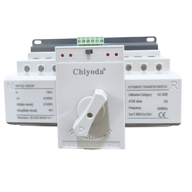 BREAKER TRANSF. AUTO. 3X125A 220/400V CHIYODA AC 33I ATS