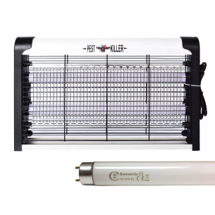 LAMPARA ELECTR. 2X10 (20W) MATA MOSQUITO  C/T COMBO CHIYODA