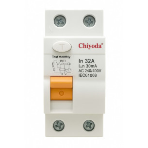 DIFERENCIA RCCB 2P -32A 30MA 240V/400V CHIYODA