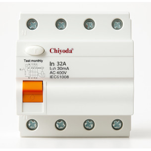 DIFERENCIA RCCB 4P -32A 30MA 240V/400V CHIYODA
