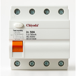 DIFERENCIA RCCB 4P -50A 30MA 240V/400V CHIYODA