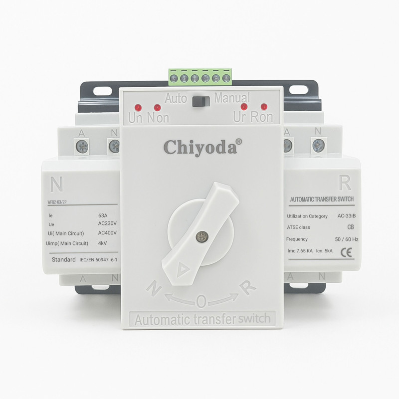 BREAKER TRANSF. AUTO.   2X63A 220/400V CHIYODA ATC 33