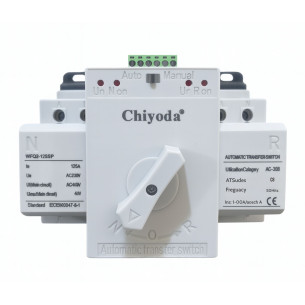 BREAKER TRANSF. AUTO.  2X125A 220/400V CHIYODA ATC 33