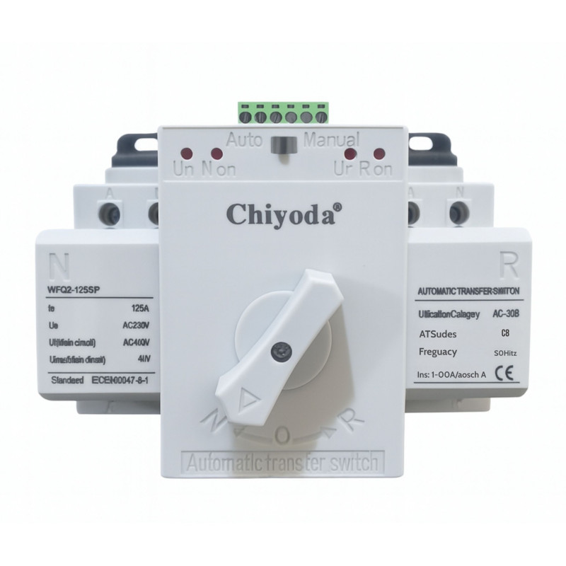 BREAKER TRANSF. AUTO.  2X125A 220/400V CHIYODA ATC 33