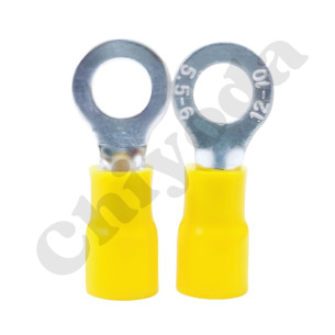 TERMINA AISLA. OJO RV 5.5-6 (12-10) AMARILL X 10O CHIYODA